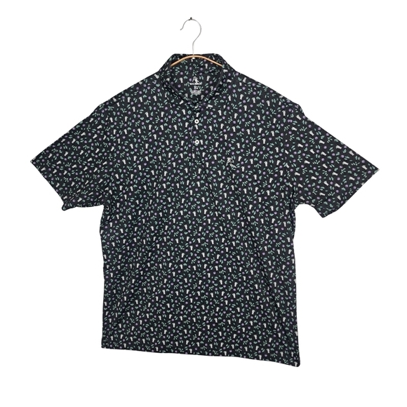 Rhoback Men's XL "The Crave" Short Sleeve Performance Golf Polo - Picture 2 of 11